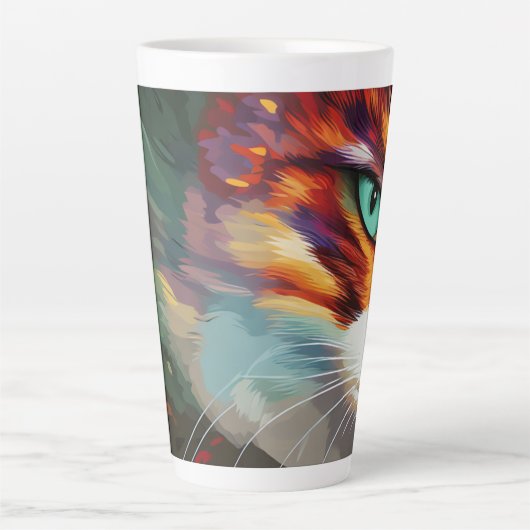 Cat's Eye Design Milchtasse (Vorderseite)