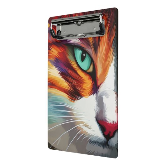 Cat's Eye Design Mini Klemmbrett (Gewinkelt2)