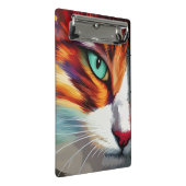 Cat's Eye Design Mini Klemmbrett (Schrägansicht)