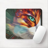 Cat's Eye Design Mousepad (Mit Mouse)