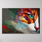 Cat's Eye Design Poster (Vorne)
