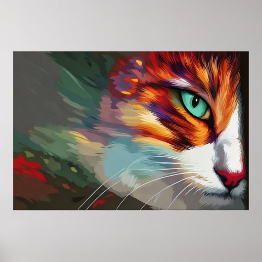 Cat's Eye Design Poster (Vorne)