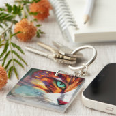 Cat's Eye Design Schlüsselanhänger (Vorderseite rechts)