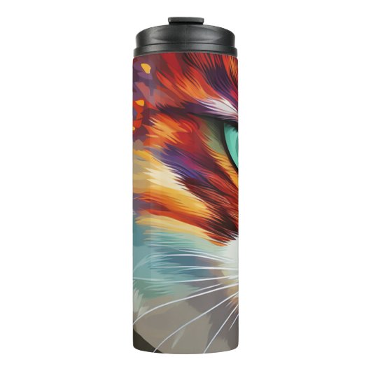 Cat's Eye Design Thermosbecher (Vorderseite)