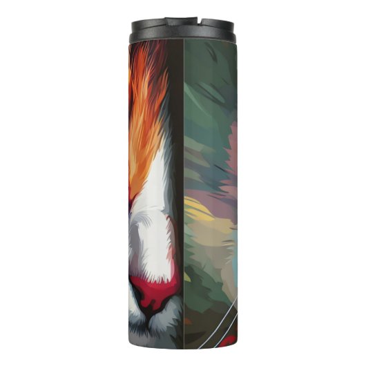 Cat's Eye Design Thermosbecher (Rückseite)