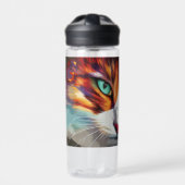 Cat's Eye Design Trinkflasche (Vorderseite)