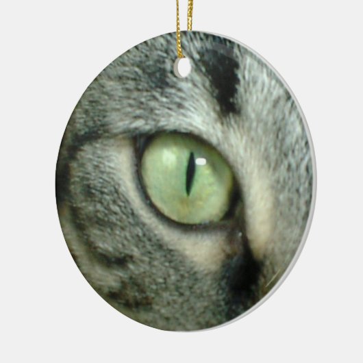 "CAT'S EYE" KERAMIKORNAMENT (Links)
