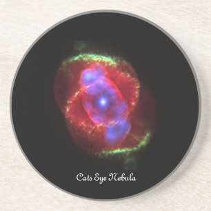 "Cats Eye Nebel-Achterbahn" für Astronomie-Fans Getränkeuntersetzer