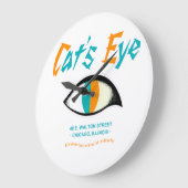 Cat's Eye Nightclub, Chicago, IL Große Wanduhr (Winkel)