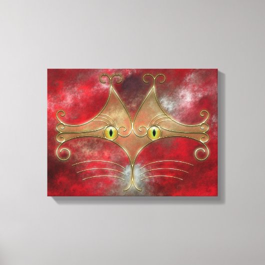 Cat's-Eyes Canvas Print Leinwanddruck (Vorderseite)