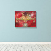 Cat's-Eyes Canvas Print Leinwanddruck (Insitu (Holzboden))