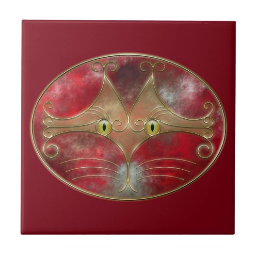 Cat's-Eyes Decorative Tile Fliese (Vorderseite)