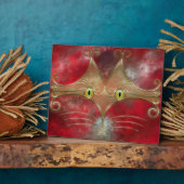Cat's-Eyes Foto Plaque Fotoplatte (Seite)