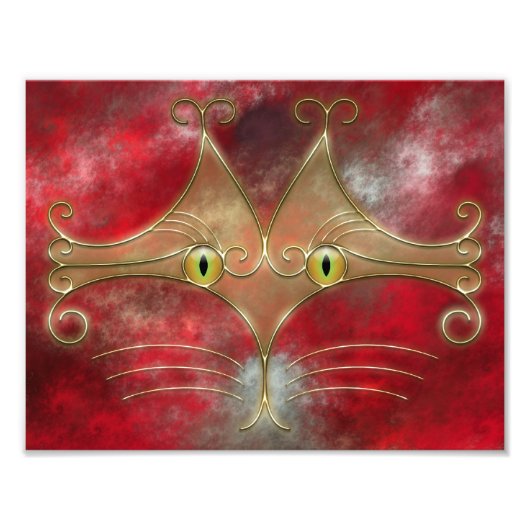 Cat's-Eyes Foto Print (Vorne)