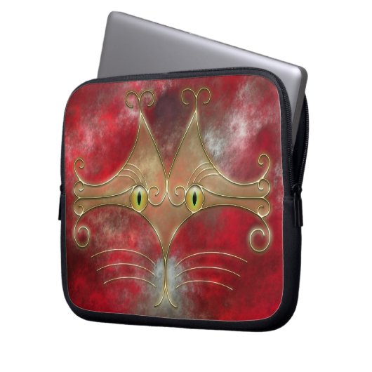 Cat's-Eyes Laptop-Sieb Laptopschutzhülle (Vorderseite Links)