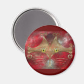 Cat's-Eyes Magnet (Vorderseite/Rückseite)