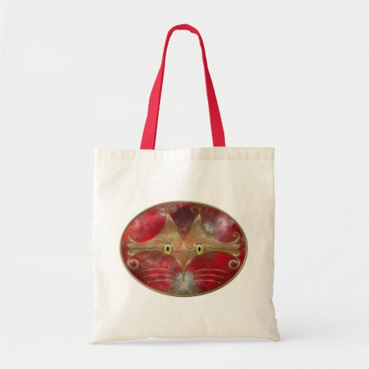 Cat's-Eyes Tote Bag Tragetasche (Vorne)