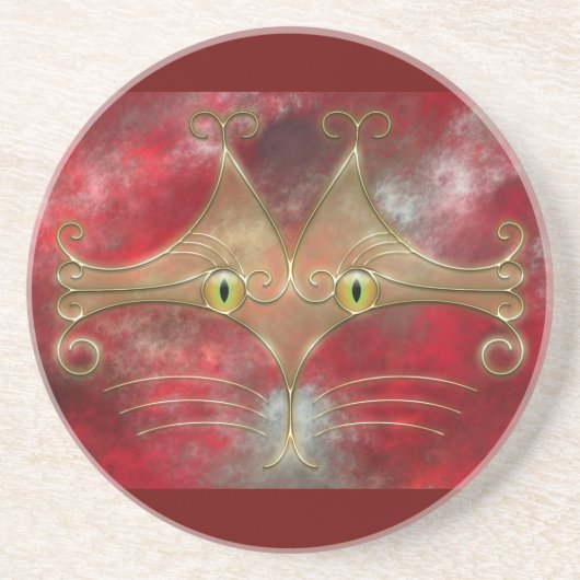 Cat's-Eyes-Untersetzer Getränkeuntersetzer (Vorne)