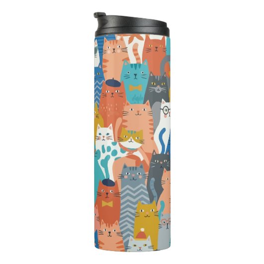 CATS FAMILY THERMOSBECHER (Nach rechts gedreht)