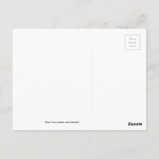 Cats Family Travel, Louis Wain Postkarte (Rückseite)