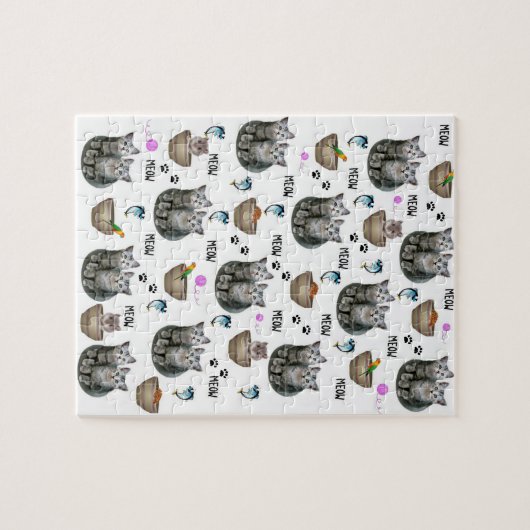 Cats Fish Jigsaw Puzzle (Horizontal)