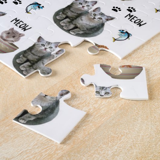 Cats Fish Jigsaw Puzzle (Seite)