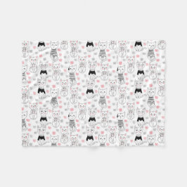 Cats Fleece Blanket