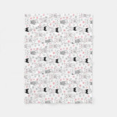 Cats Fleece Blanket (Vorderseite)