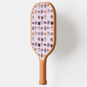 Cats Florals Lila Pickleball Schläger (Links)