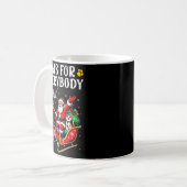 Cats For Everybody Christmas Cat Funny Xmas Men Wo Kaffeetasse (Vorderseite Links)