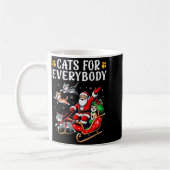 Cats For Everybody Christmas Cat Funny Xmas Men Wo Kaffeetasse (Links)