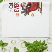 Cats For Everybody Christmas Cat Funny Xmas Women Geschirrtuch (Gefaltet)