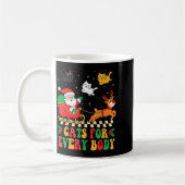 Cats For Everybody Christmas Cat Funny Xmas Women Kaffeetasse (Links)