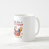 Cats For Everybody Christmas Cat Funny Xmas Women Kaffeetasse (VorderseiteRechts)