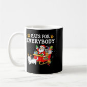 Cats For Everybody Christmas Cat Funny Xmas Women Kaffeetasse (Links)