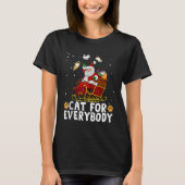 Cats For Everybody Christmas Pajamas X mas Ugly Wo T-Shirt (Vorderseite)