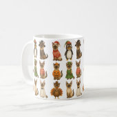 Cats for Holiday Seasons halloween valentine Xmas Kaffeetasse (Vorderseite Links)