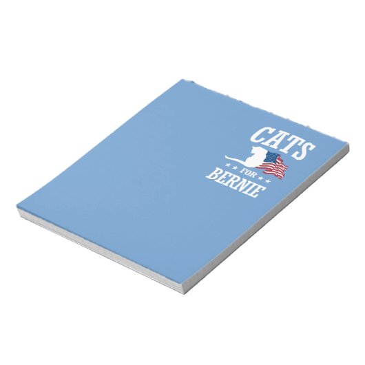 CATS FÜR BERNIE SANDERS NOTIZBLOCK (Rotiert)