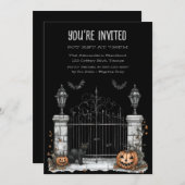 Cats Gatekeeper Custom Fun Einladung (Vorne/Hinten)