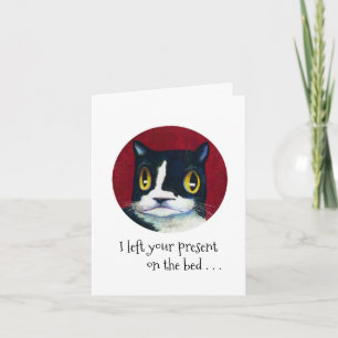 Cat's Geburtstag ÜBERRASCHUNG! Karte