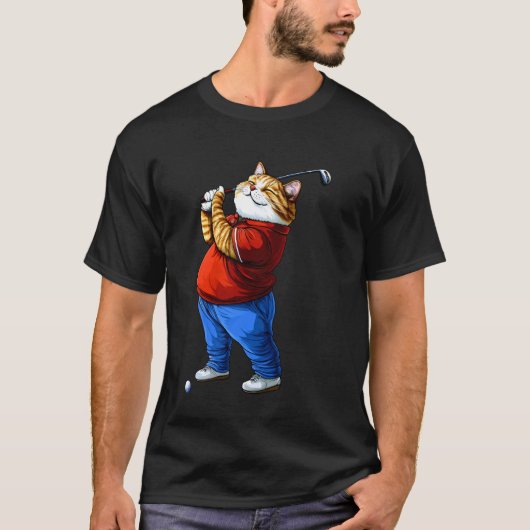Cats Golf T-Shirt (Vorderseite)