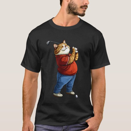 Cats Golf T-Shirt (Vorderseite)
