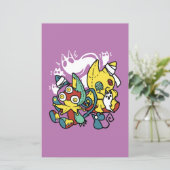 Cats Halloween Art: paw-sehenswert erschreckend (Stehend Vorderseite)