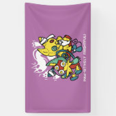 Cats Halloween Art: paw-sehenswert erschreckend Banner (Vertikal)