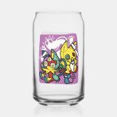 Cats Halloween Art: paw-sehenswert erschreckend Dosenglas (Rückseite)