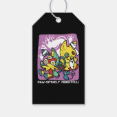 Cats Halloween Art: paw-sehenswert erschreckend Geschenkanhänger (Vorderseite)