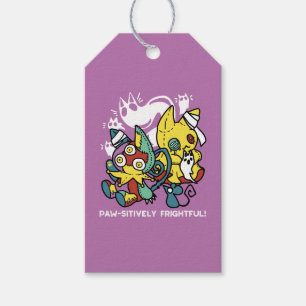 Cats Halloween Art: paw-sehenswert erschreckend Geschenkanhänger