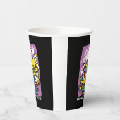 Cats Halloween Art: paw-sehenswert erschreckend Pappbecher (Links)