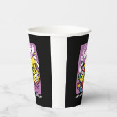 Cats Halloween Art: paw-sehenswert erschreckend Pappbecher (Rechts)