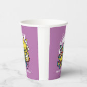 Cats Halloween Art: paw-sehenswert erschreckend Pappbecher (Rechts)